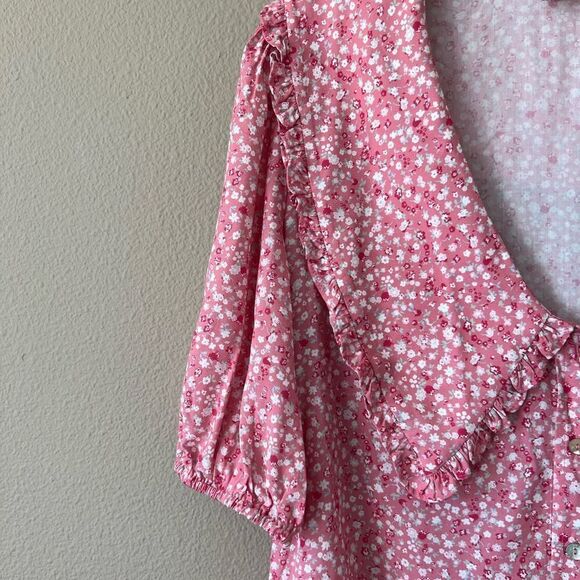 WAYF Amie Button Up Blouse - Picture 9 of 14